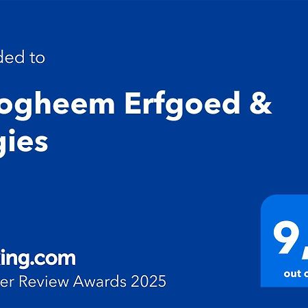 Nieuwolda-Oost Hoogheem Erfgoed & Logies 빌라 외부 사진